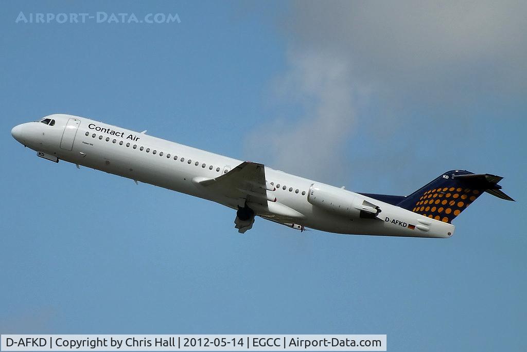 D-AFKD, 1994 Fokker 100 (F-28-0100) C/N 11500, Contact Air