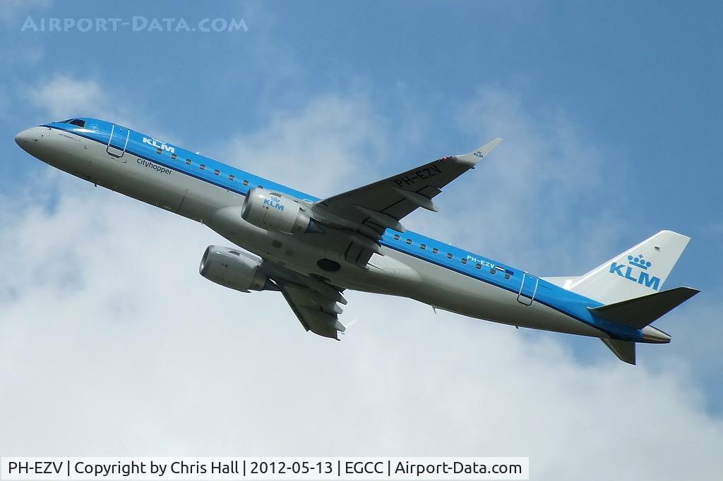 PH-EZV, 2012 Embraer 190LR (ERJ-190-100LR) C/N 19000528, KLM Cityhopper
