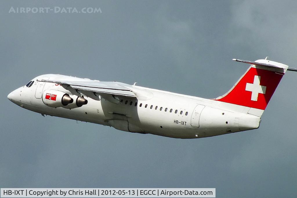 HB-IXT, 1995 British Aerospace Avro 146-RJ100 C/N E3259, Swiss European Airlines