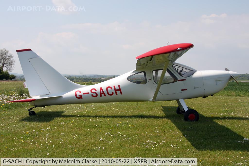 G-SACH, 2002 Stoddard-Hamilton Glastar C/N PFA 295-13088, Glastar, Fishburn Air Fleld, may 2010.