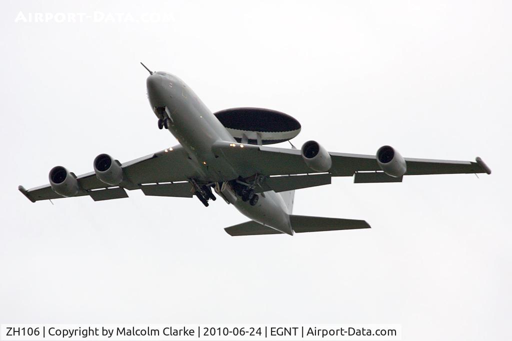 ZH106, 1991 Boeing E-3D Sentry AEW.1 C/N 24114, Boeing E-3D Sentry AEW.1, Newcastle Airport, June 2010.