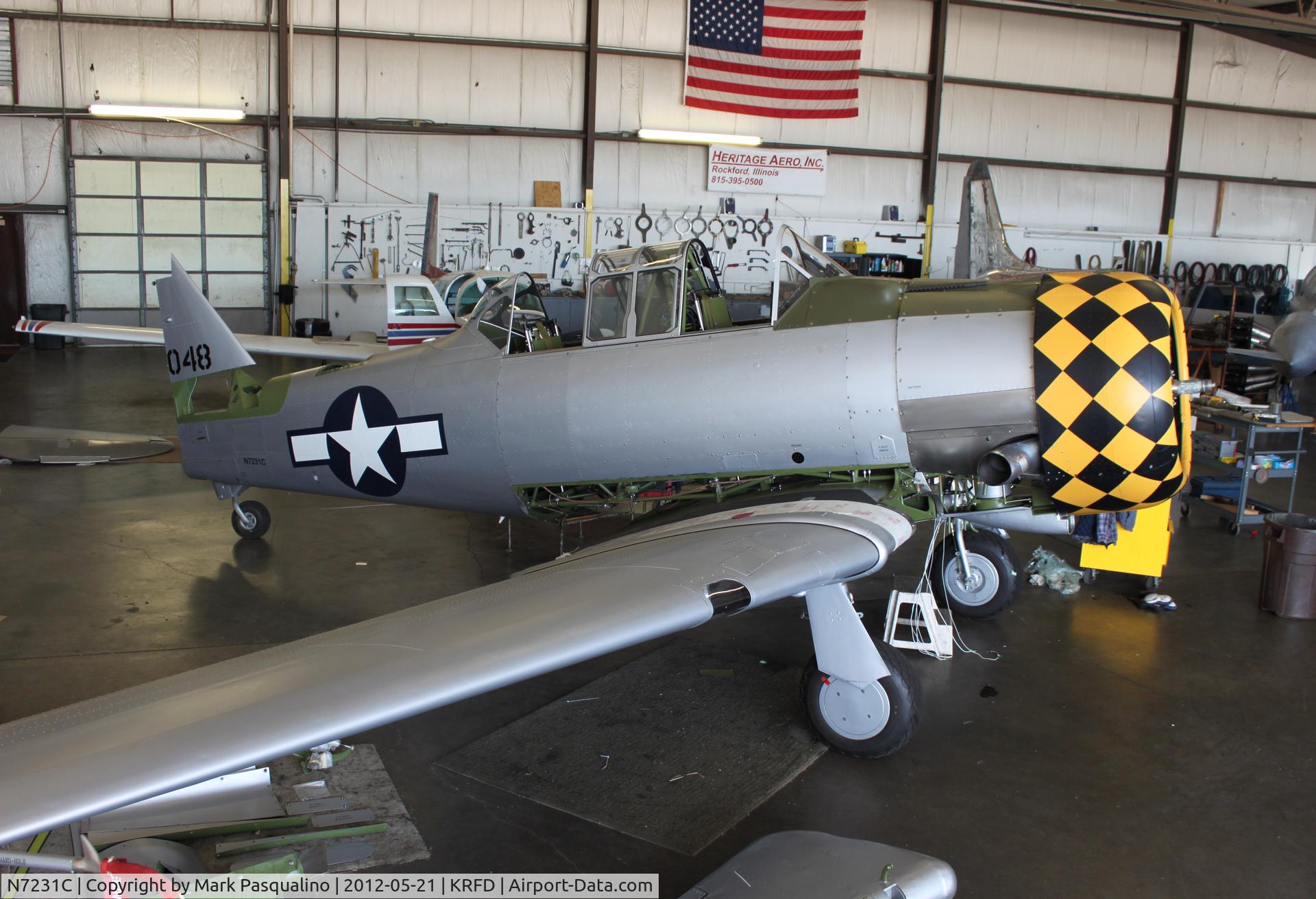 N7231C, 1944 North American AT-6D Texan C/N 121-42228, North American AT-6D