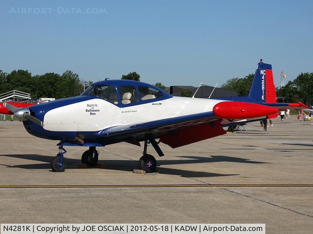 N4281K, 1948 Ryan Navion C/N NAV-4-1281, At Andrews AFB