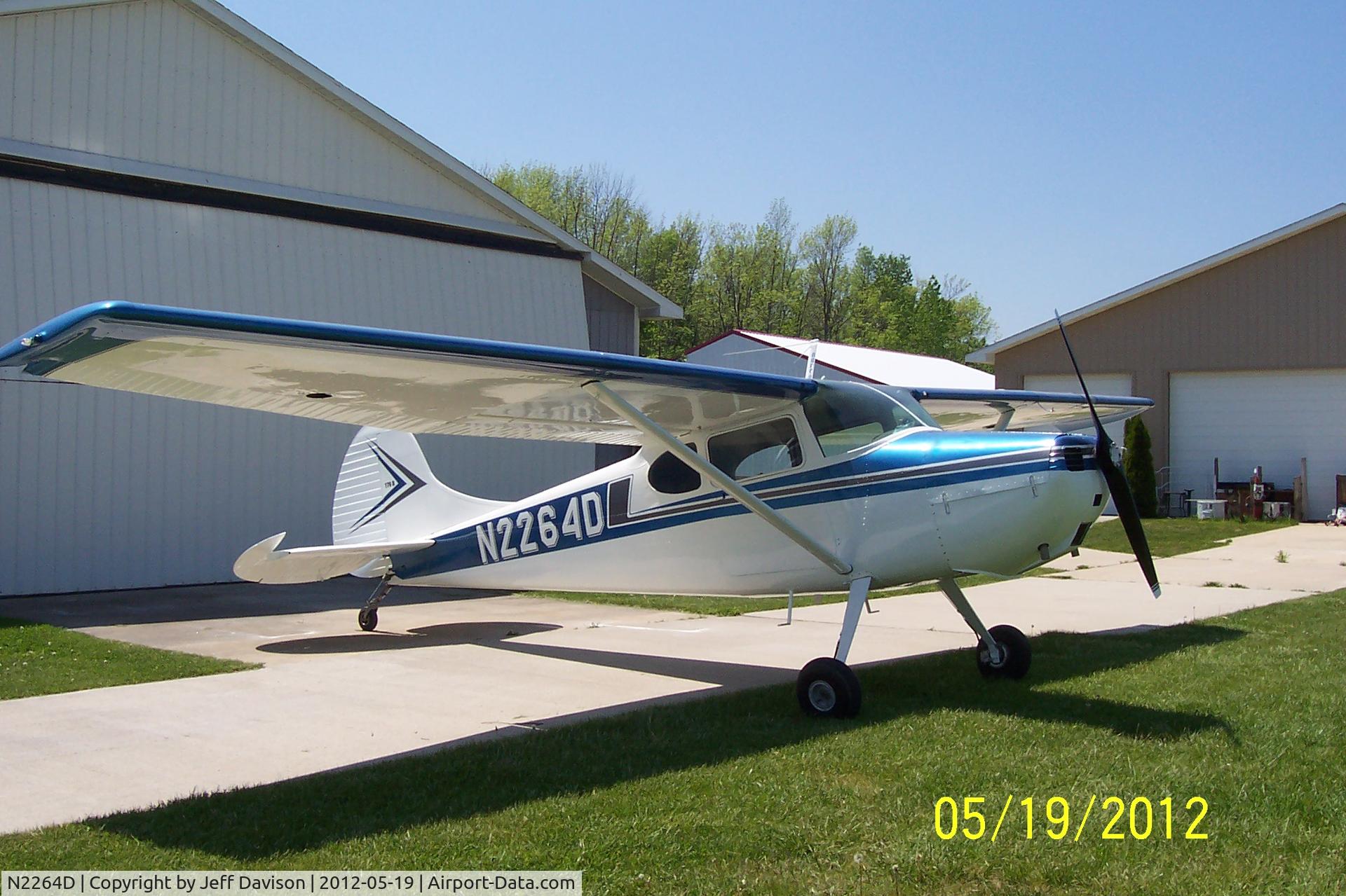 N2264D, 1952 Cessna 170B C/N 20416, Aircraft based at Carl T. Gross airport located in Pinconning, Michigan.  Restored  and owned with pride by Mr. Jim Klein. Manager