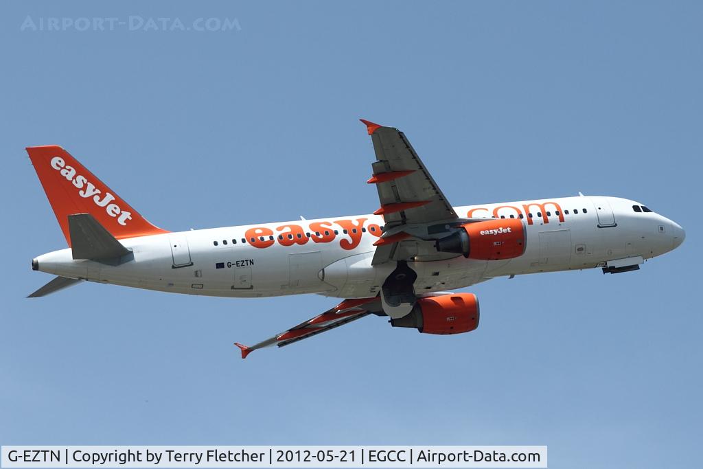 G-EZTN, 2009 Airbus A320-214 C/N 4006, Easyjet A320 at Manchester