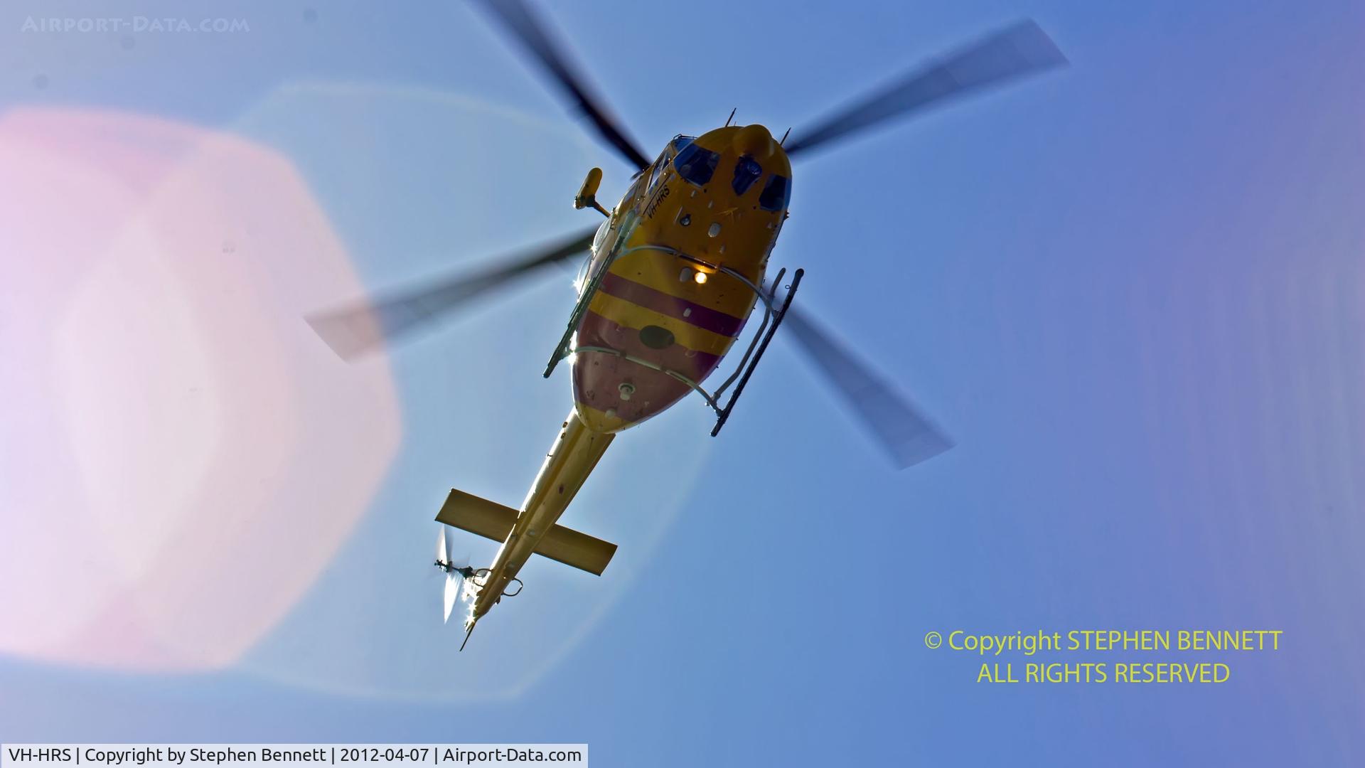 VH-HRS, Bell 412 C/N 33118, ON a routine flight above Toronto, NSW, Australia near its Newcastle headquarters, Westpac 1 Rescue helicopter as too many people often see it