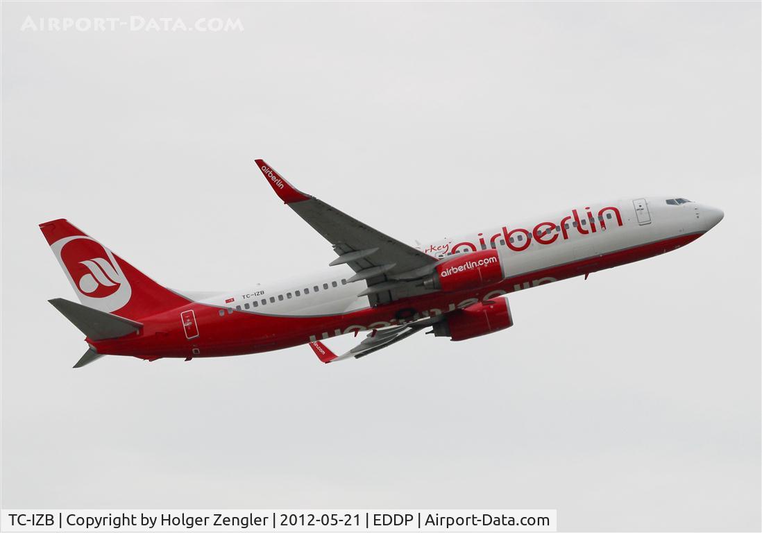 TC-IZB, 2009 Boeing 737-86J C/N 37743, Outbound traffic with destination Antalya/Turkey....