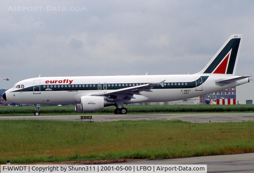 F-WWDT, 2001 Airbus A320-214 C/N 1480, C/n 1480 - To be I-BIKG