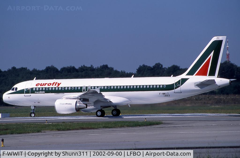 F-WWIT, 2002 Airbus A320-214 C/N 1852, C/n 1852 - To be I-EEZC