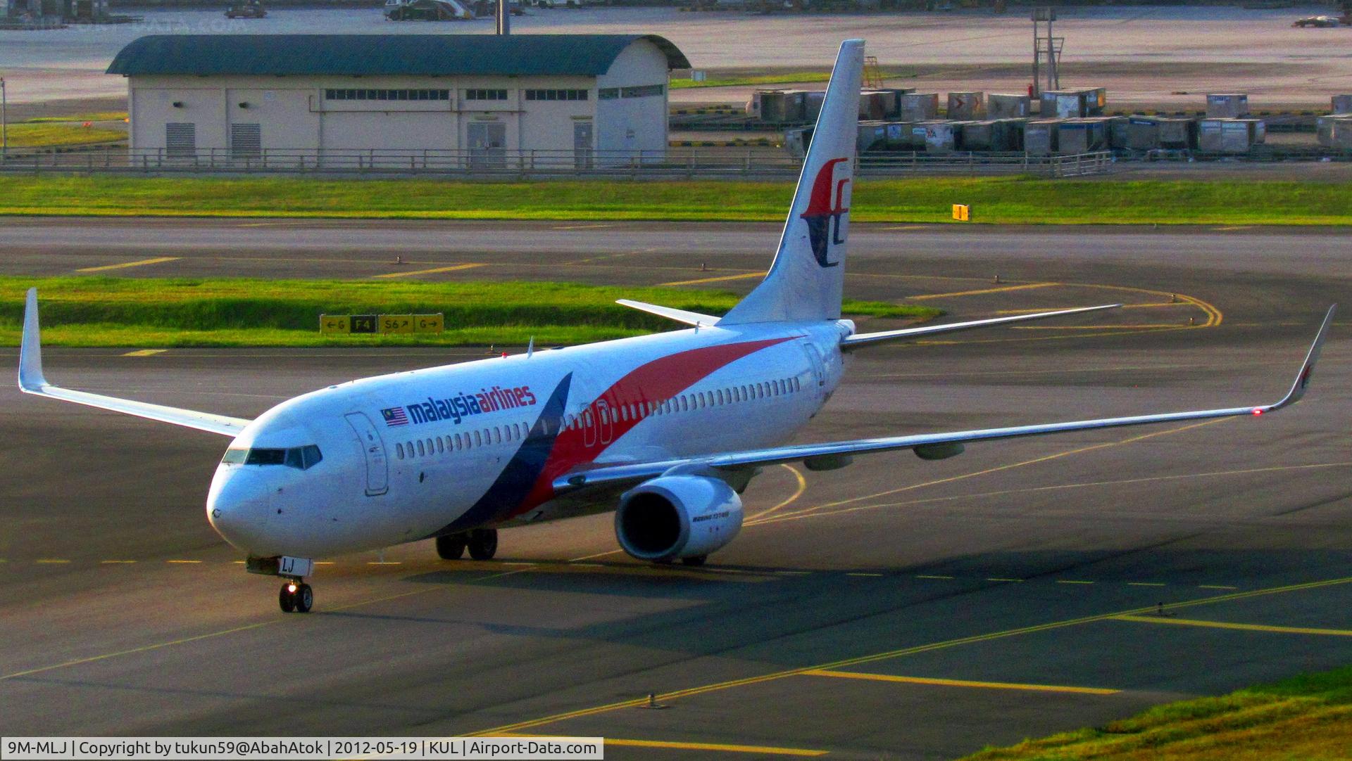 9M-MLJ, 2011 Boeing 737-8 C/N 39319, Malaysia Airlines