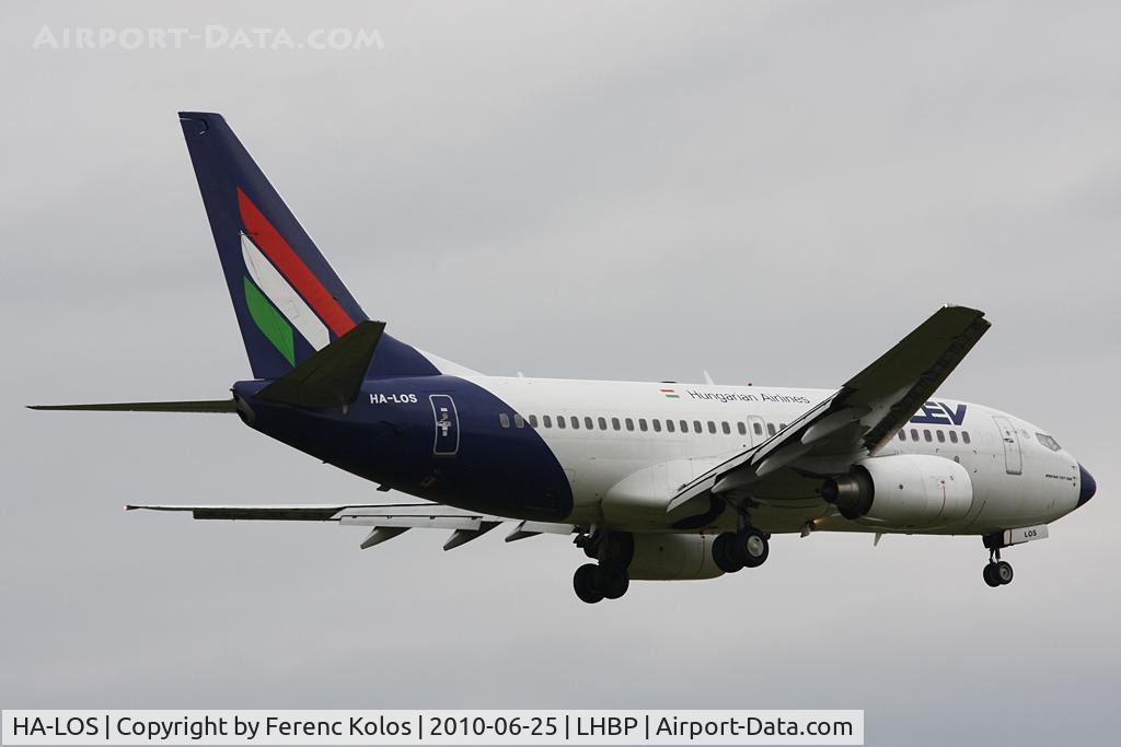 HA-LOS, 2005 Boeing 737-7Q8 C/N 29359, Ferihegy