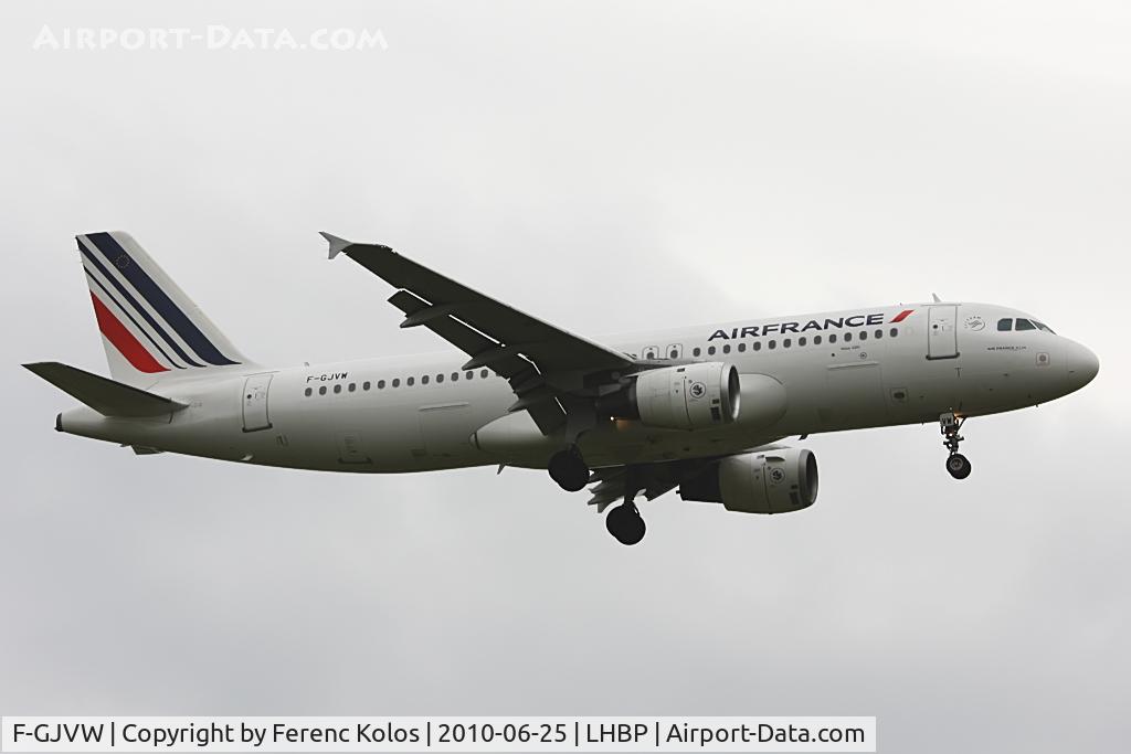 F-GJVW, 1994 Airbus A320-211 C/N 0491, Ferihegy