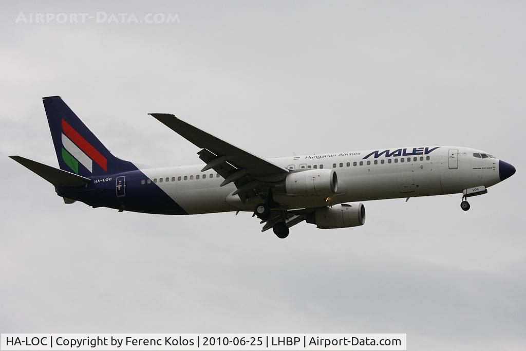 HA-LOC, 2003 Boeing 737-8Q8 C/N 32797, Ferihegy