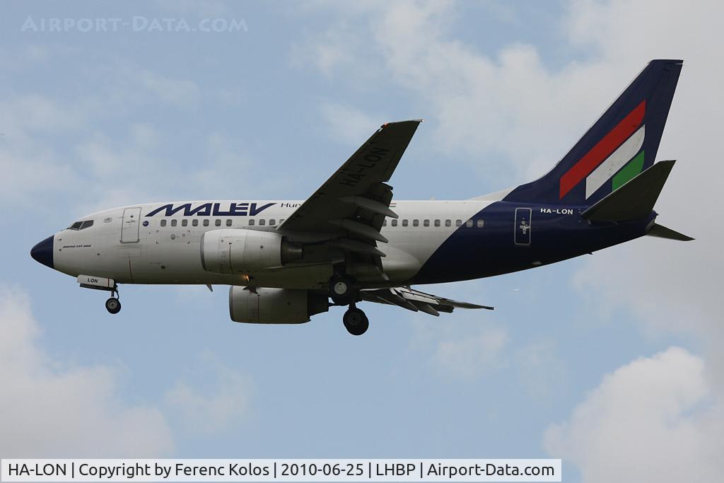 HA-LON, 2004 Boeing 737-6Q8 C/N 29353, Ferihegy