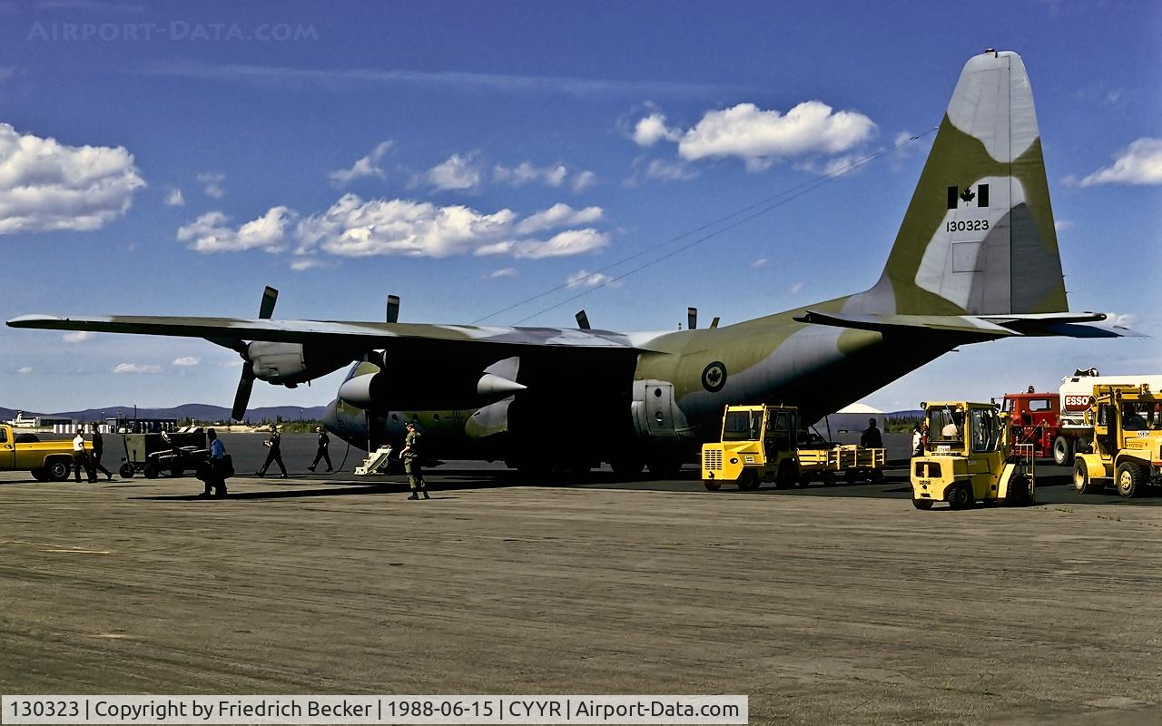 130323, 1966 Lockheed CC-130E Hercules C/N 382-4193, cargo hauling at CFB Goose Bay