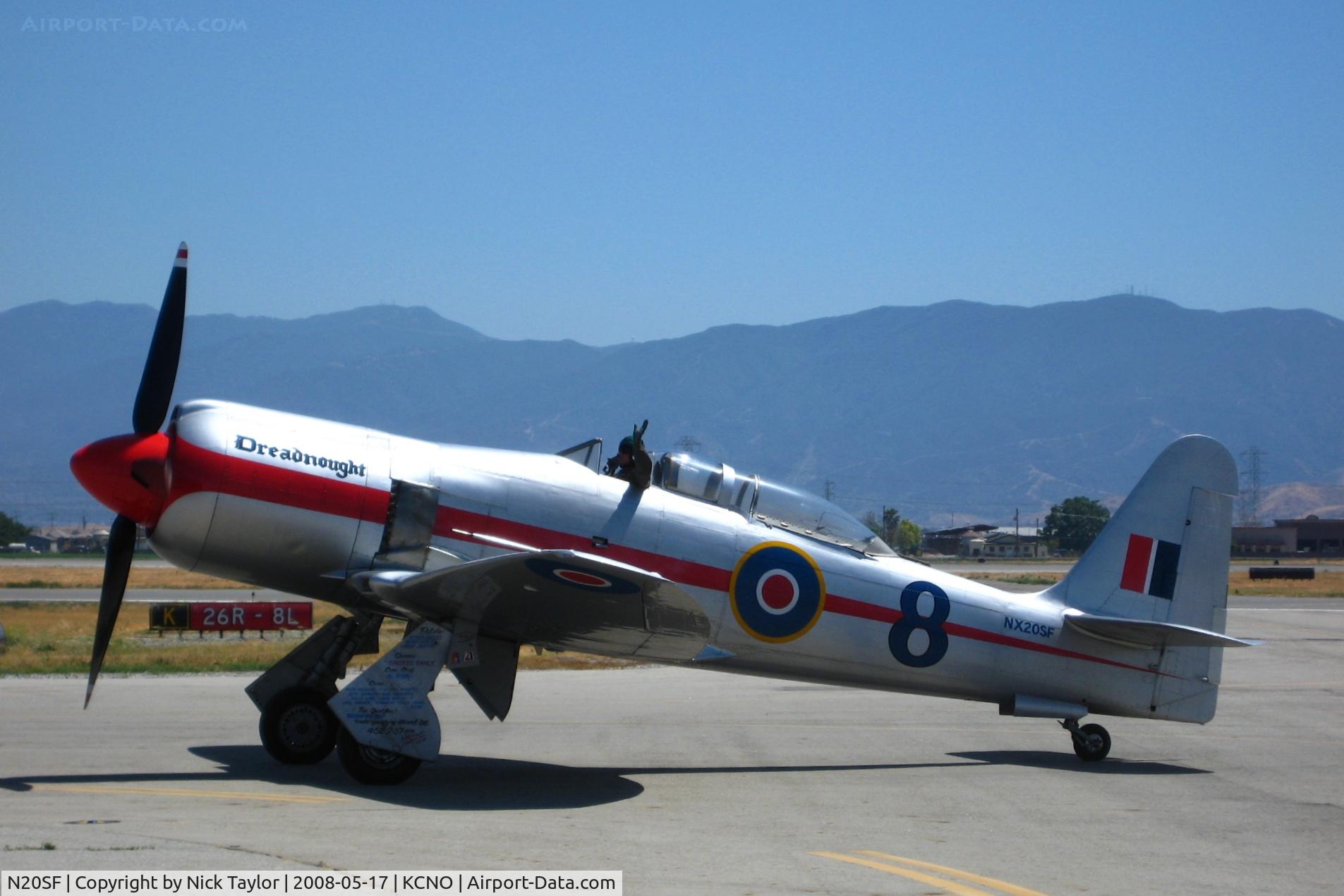 N20SF, 1956 Hawker Sea Fury T.20 C/N ES.9505, Chino Air Show 08