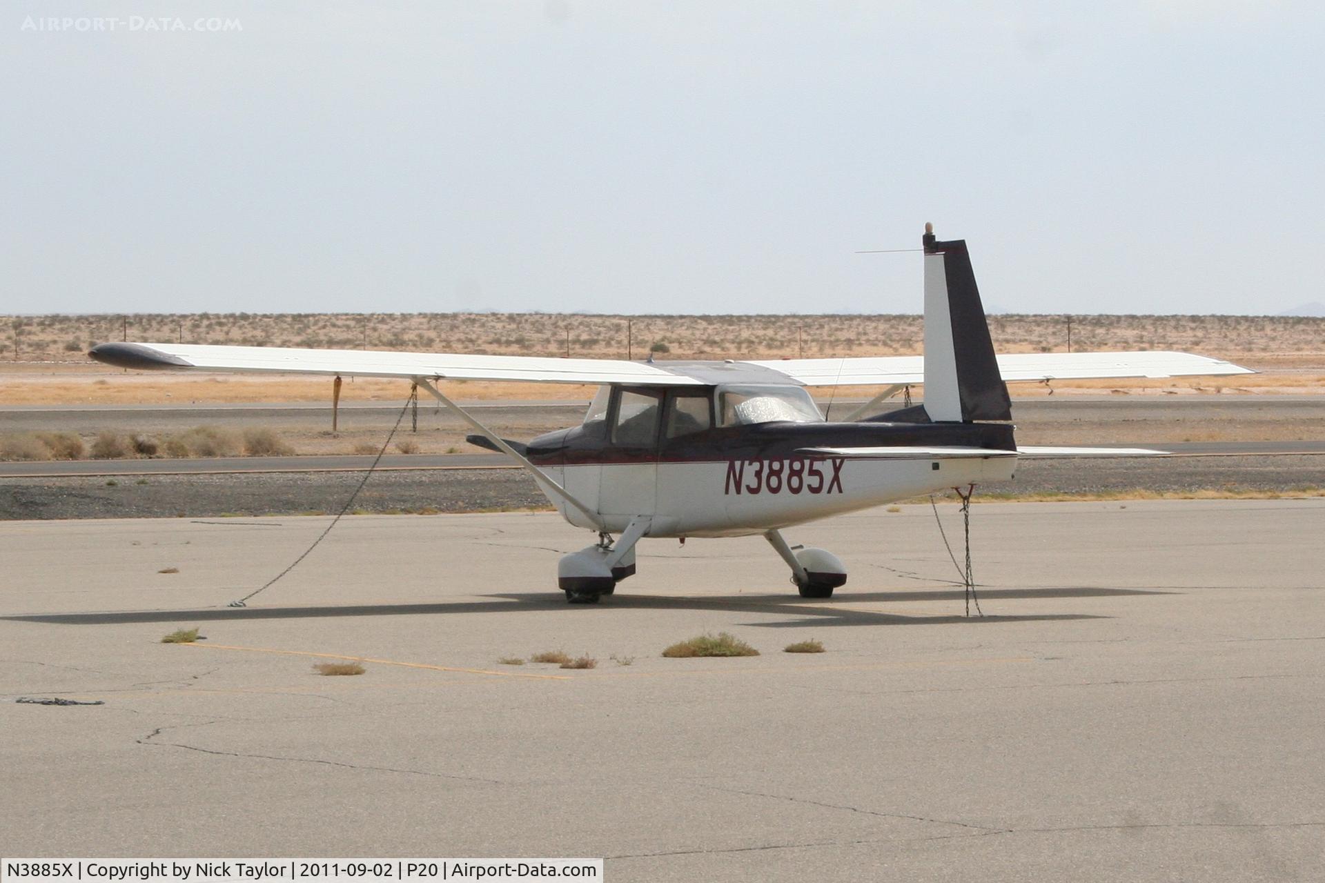 N3885X, 1967 Aero Commander 100 C/N 191, Parked at Parker