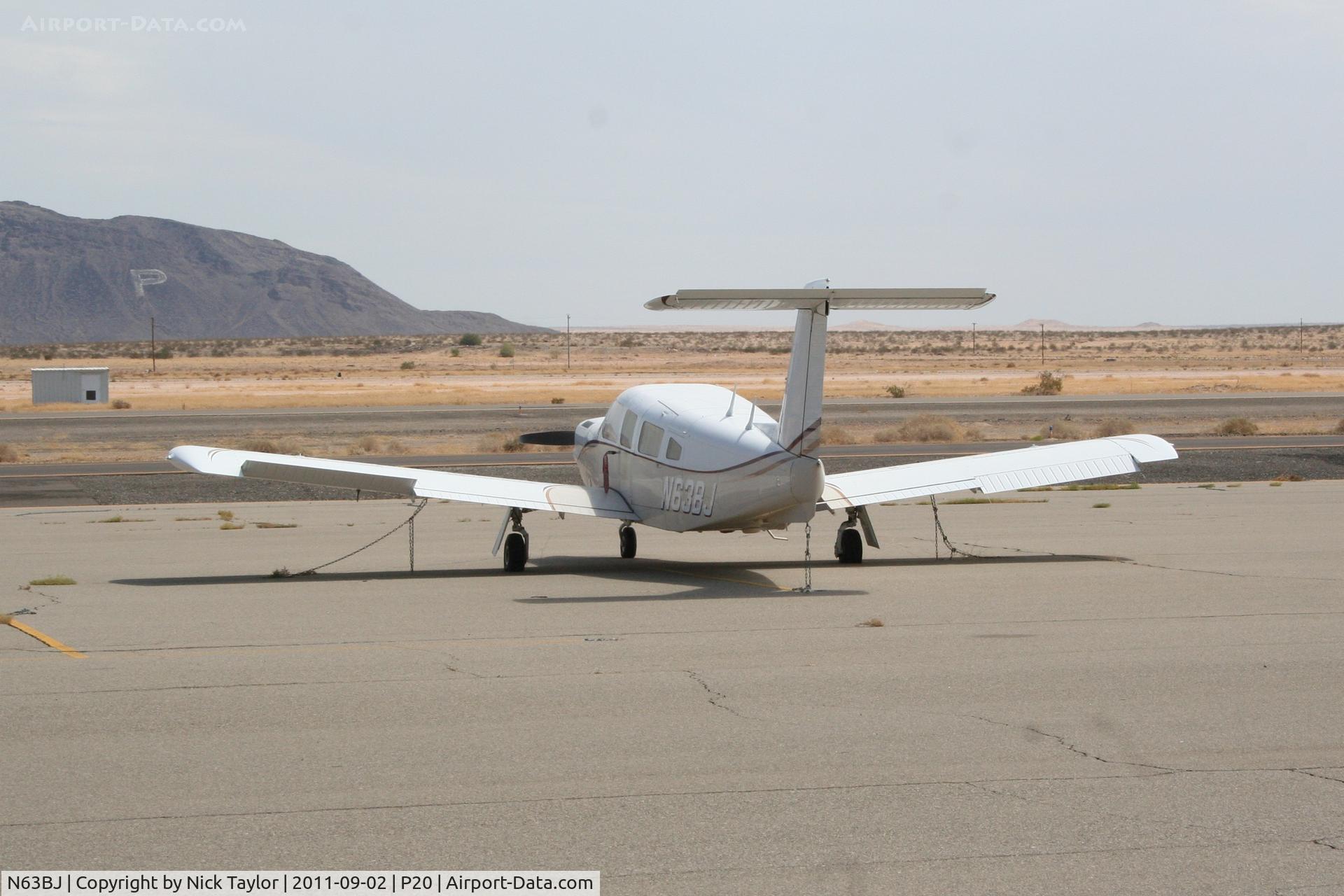 N63BJ, 1978 Piper PA-32RT-300T Turbo Lance II C/N 32R-7887217, Parked at Parker