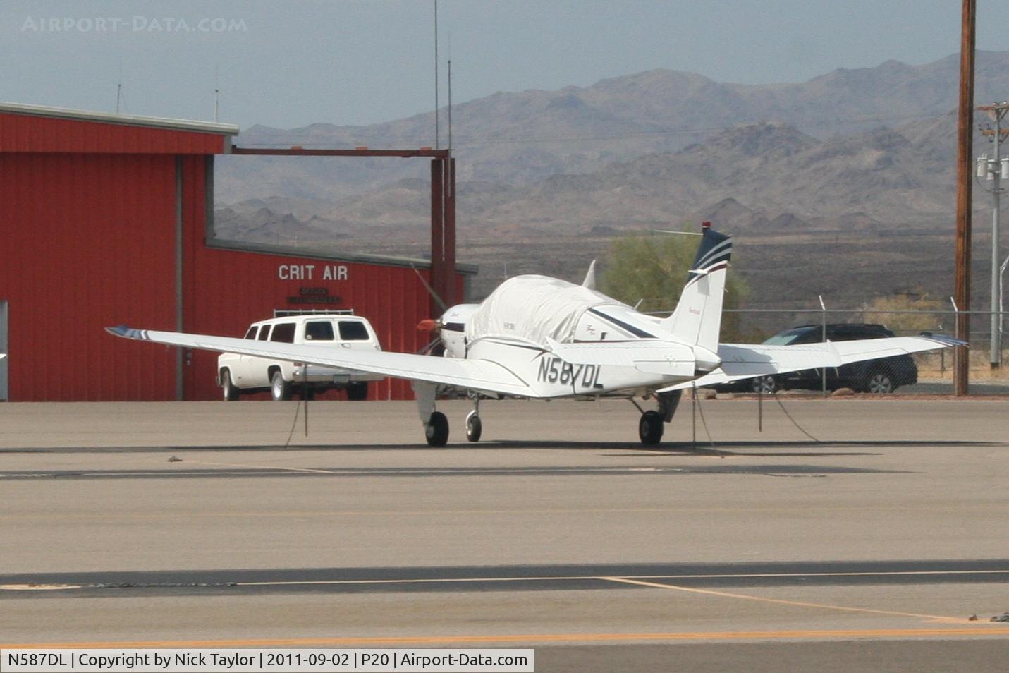 N587DL, 1999 Raytheon Aircraft Company B36TC Bonanza C/N EA-631, Parked at Parker