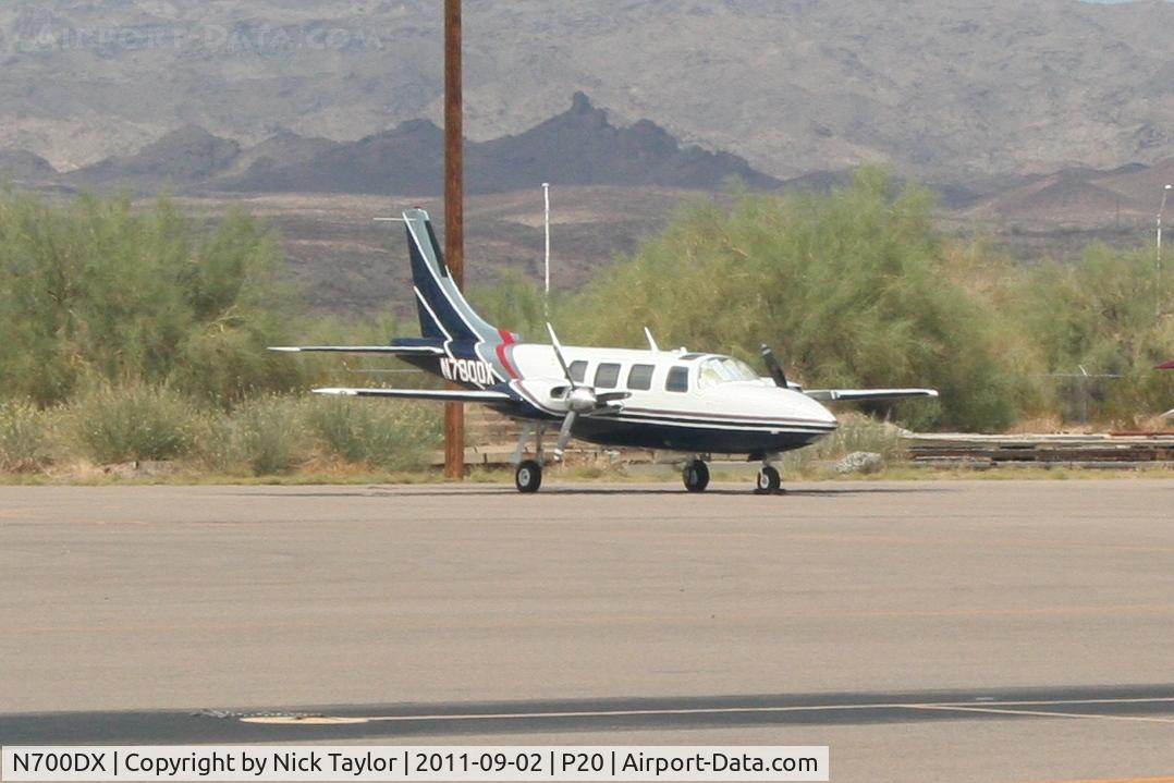 N700DX, 1984 Piper PA-60-700P C/N 60-8423013, Parked at Parker