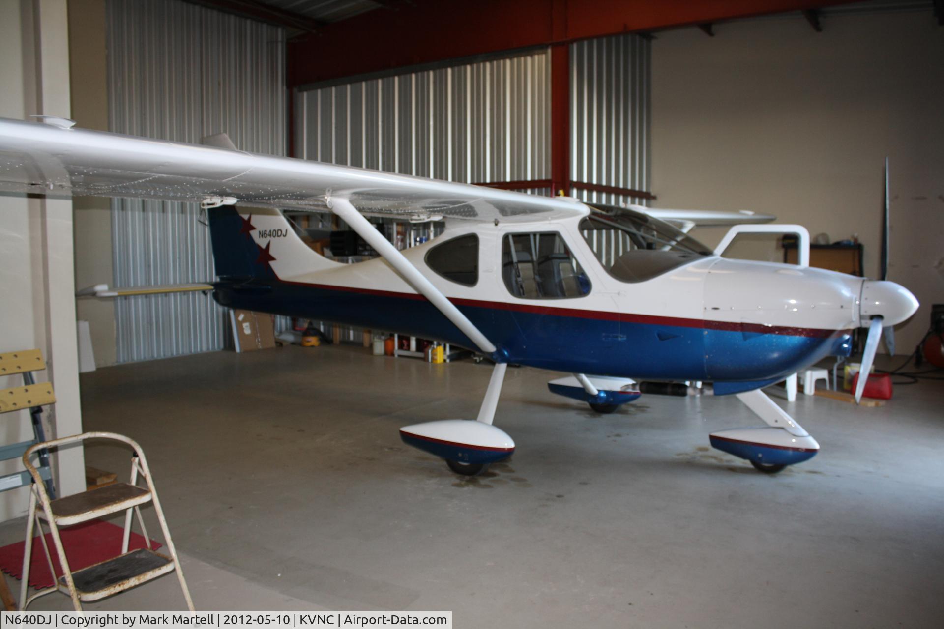 N640DJ, 2001 Stoddard-Hamilton GlaStar C/N 5682, GlaStar in hanger after a great flight along the Gulf Coast.