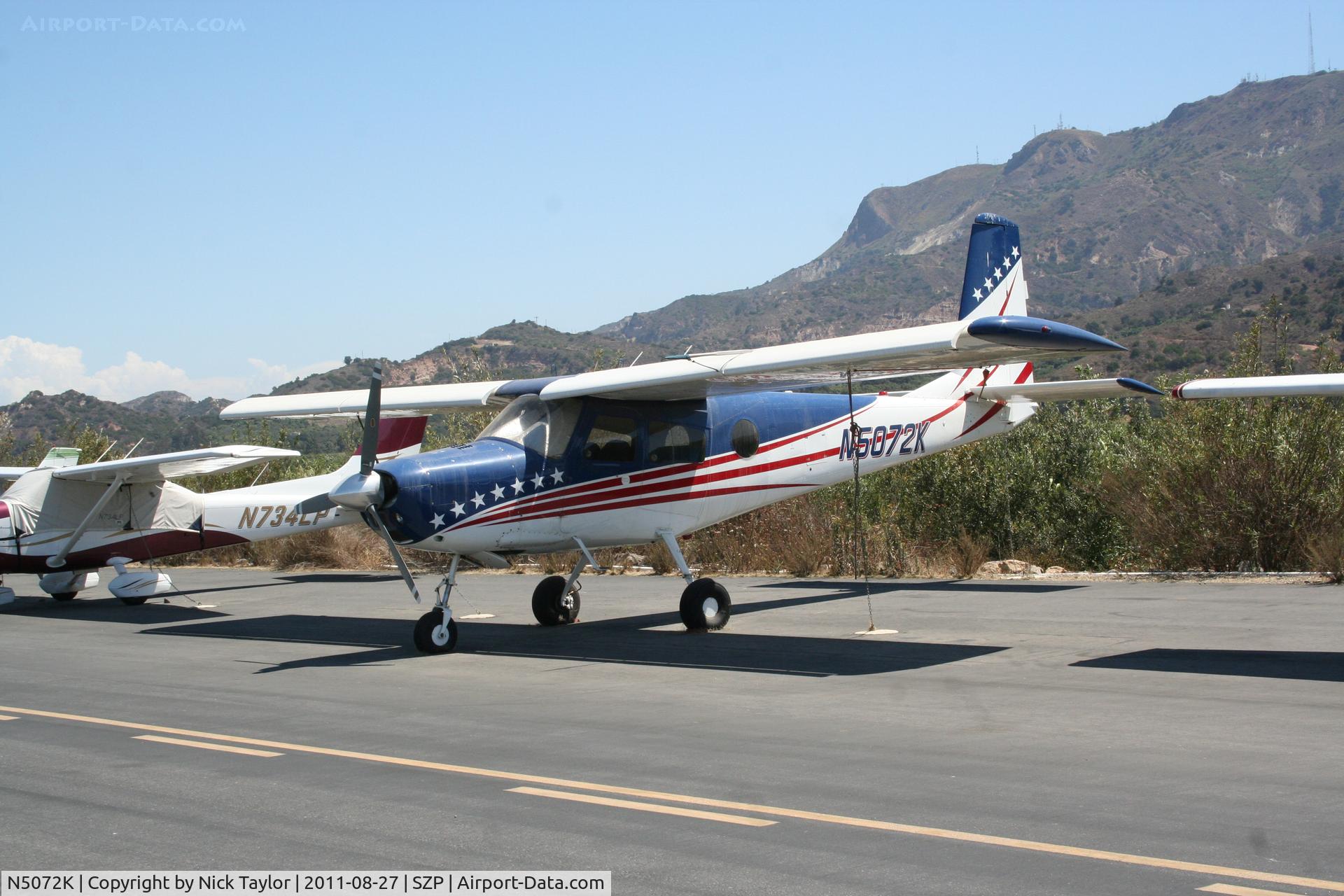N5072K, 1967 Helio H-295-1200 Super Courier C/N 1251, Parked on the South side