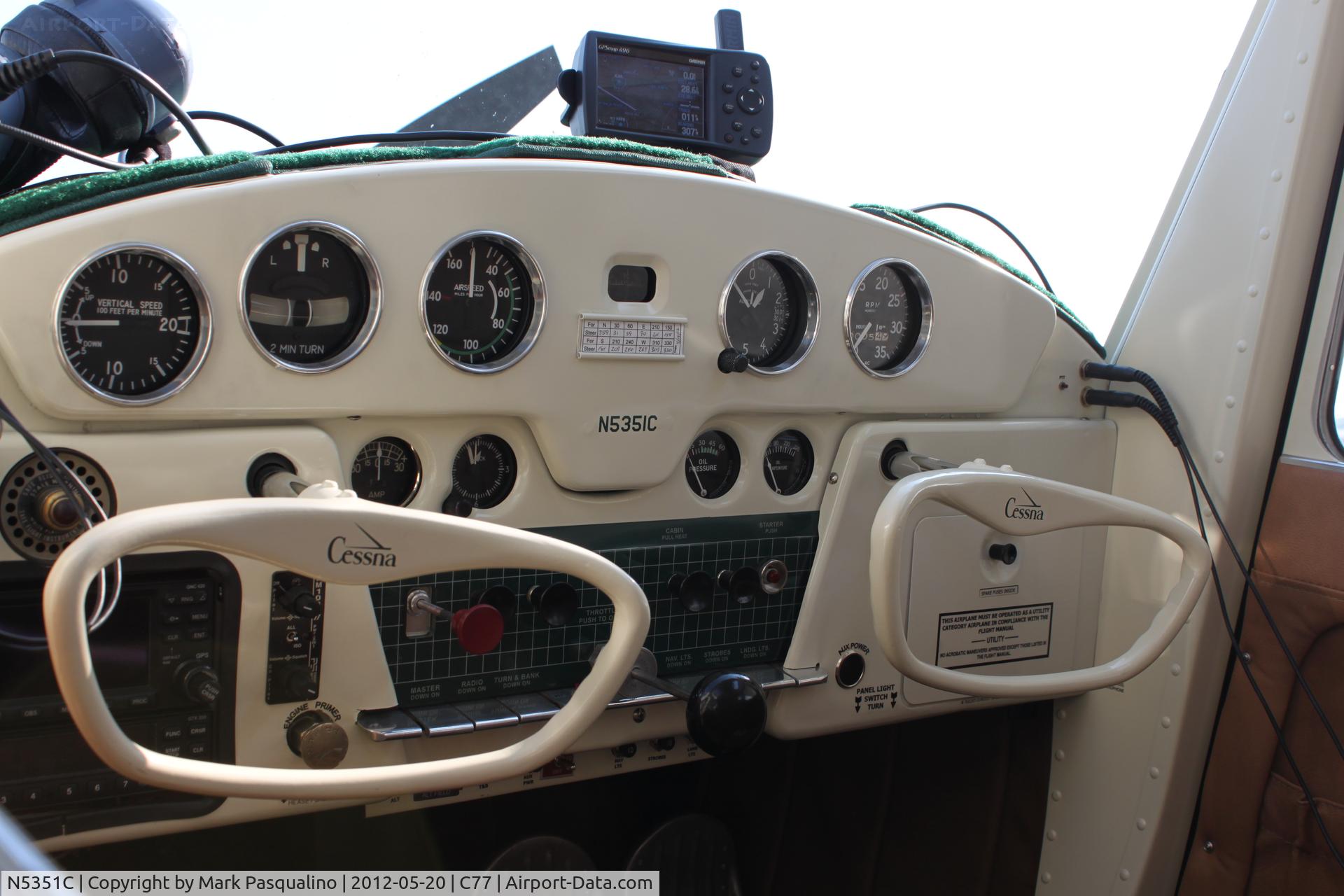 N5351C, 1950 Cessna 140A C/N 15482, Cessna 140A