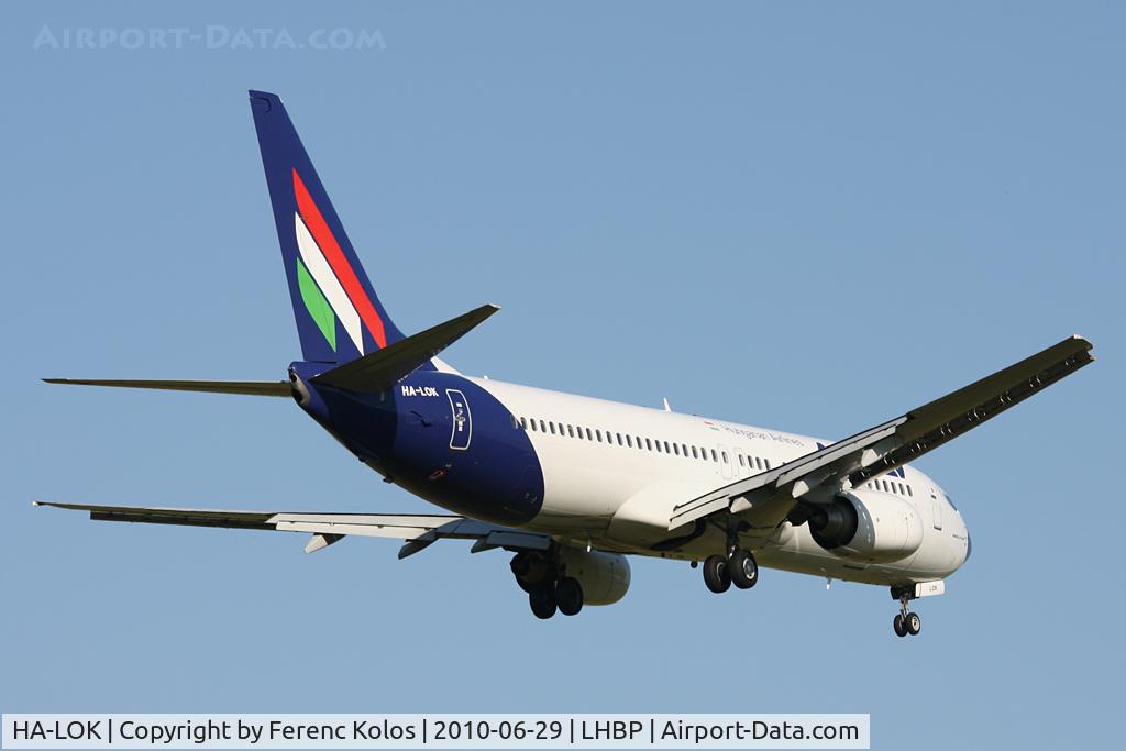 HA-LOK, 2004 Boeing 737-8Q8 C/N 30669, Ferihegy