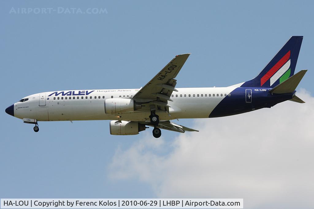 HA-LOU, 2005 Boeing 737-8Q8 C/N 30684, Ferihegy
