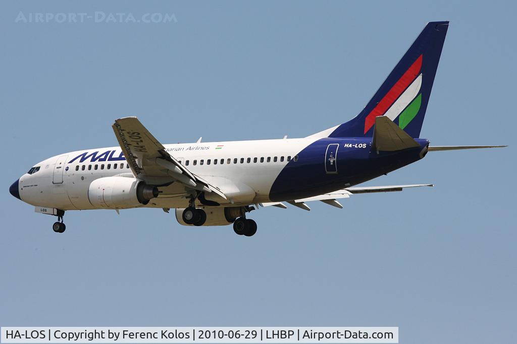 HA-LOS, 2005 Boeing 737-7Q8 C/N 29359, Ferihegy