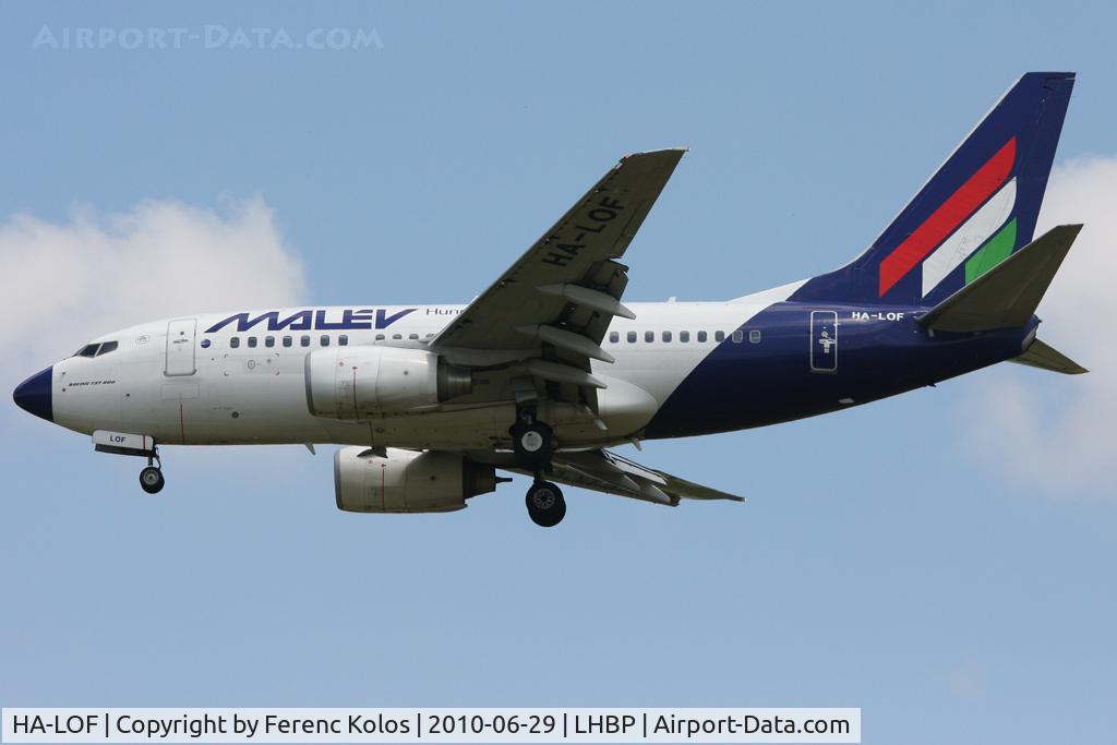 HA-LOF, 2003 Boeing 737-6Q8 C/N 29348, Ferihegy