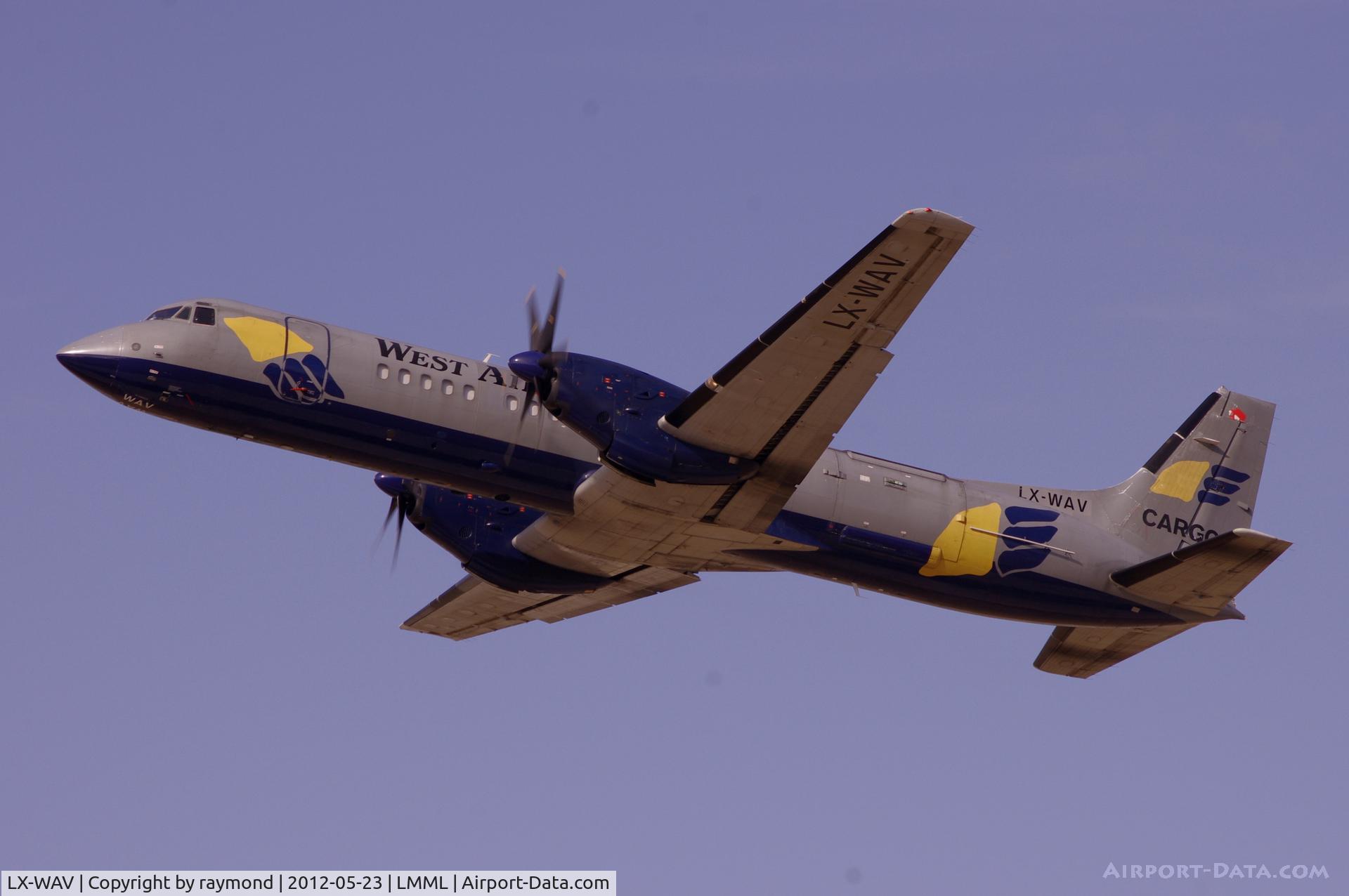 LX-WAV, 1991 British Aerospace ATP C/N 2041, ATP LX-WAV West Air Europe on departure.