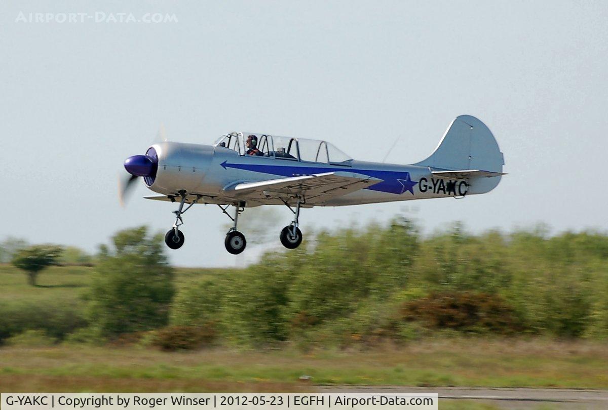 G-YAKC, 1986 Yakovlev Yak-52 C/N 867212, Resident Yak-52. Previous registration LY-AKC.