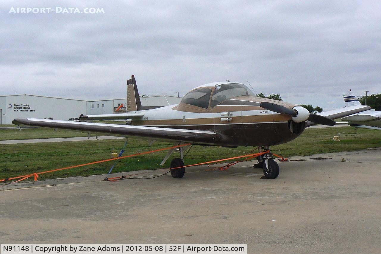 N91148, 1946 North American Navion C/N NAV-4-39, At Northwest Regional (Aero Valley) Airport