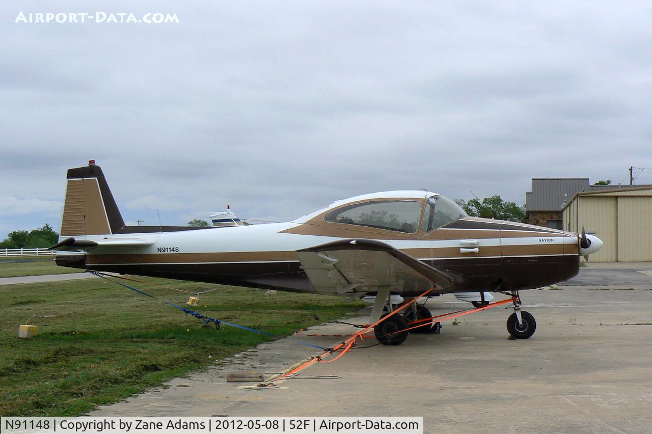 N91148, 1946 North American Navion C/N NAV-4-39, At Northwest Regional (Aero Valley) Airport