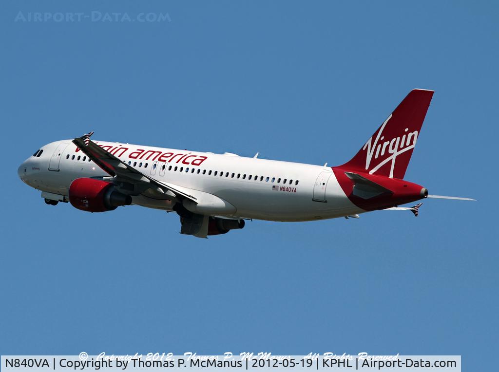 N840VA, 2011 Airbus A320-214 C/N 4616, 