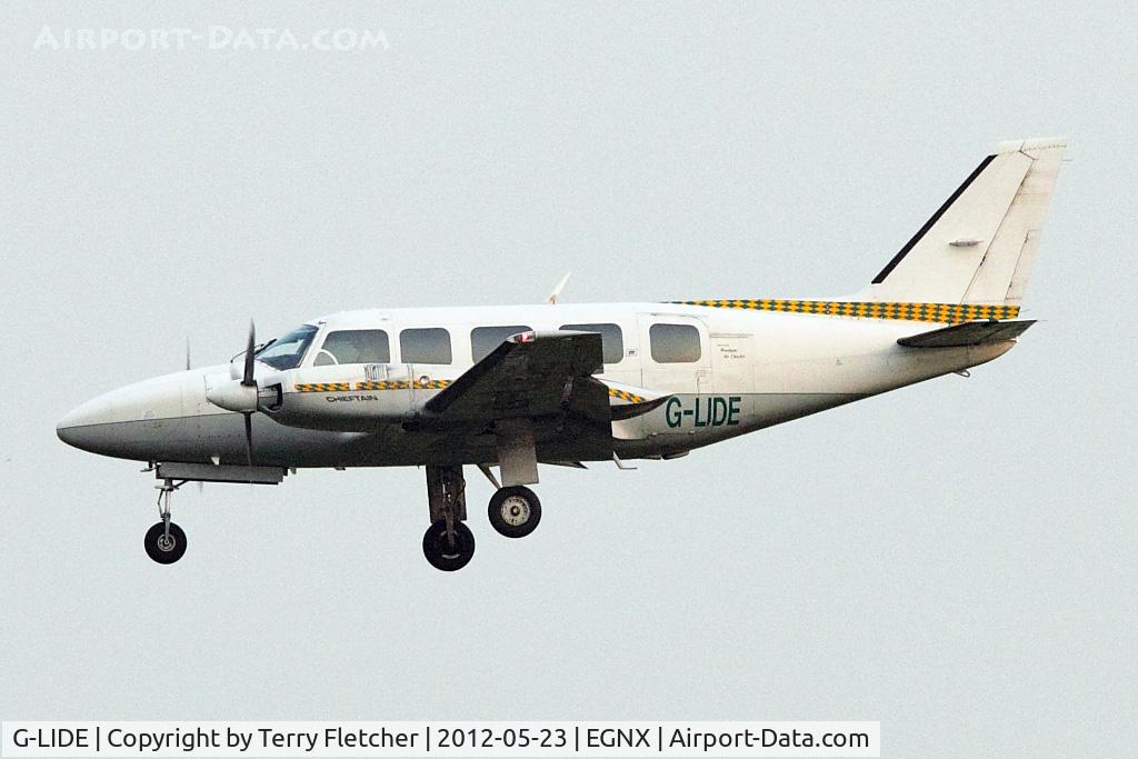 G-LIDE, 1978 Piper PA-31-350 Navajo Chieftain Chieftain C/N 31-7852156, 1978 Piper PA-31-350, c/n: 31-7852156 At East Midlands