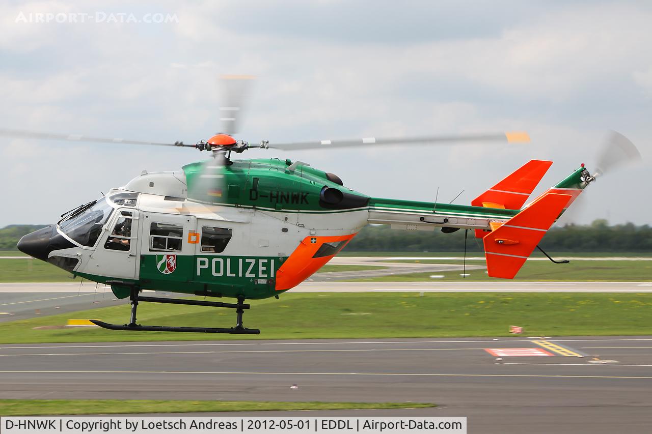 D-HNWK, 1989 Eurocopter-Kawasaki BK-117B-2 C/N 7200, German Police
