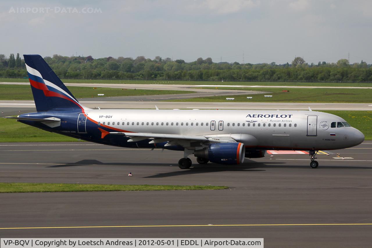 VP-BQV, 2006 Airbus A320-214 C/N 2920, AFL2333 Dusseldorf to Moscow, Sheremetyevo (SVO)