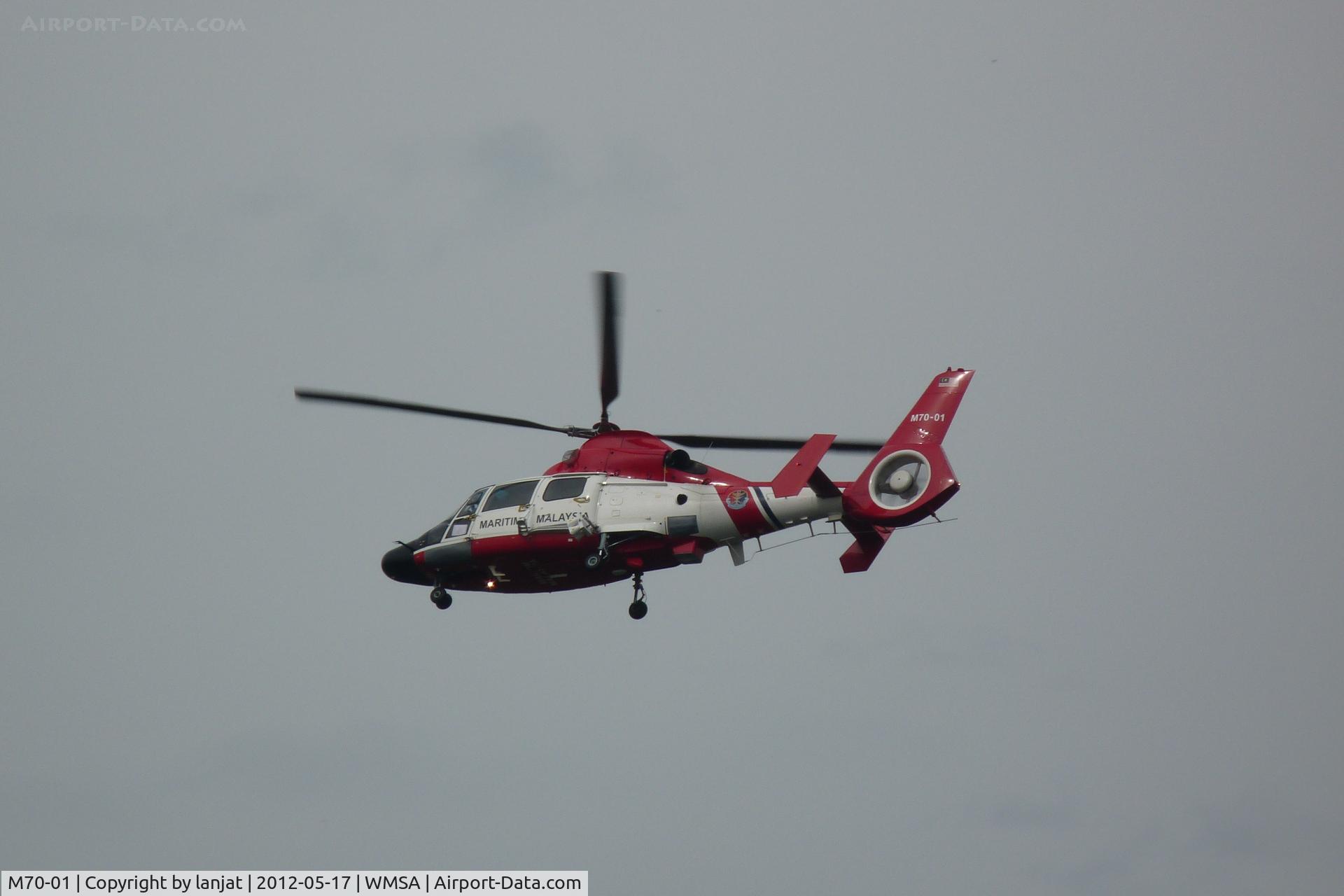 M70-01, Eurocopter AS-365N-3 Dauphin 2 C/N 6723, Over SZB