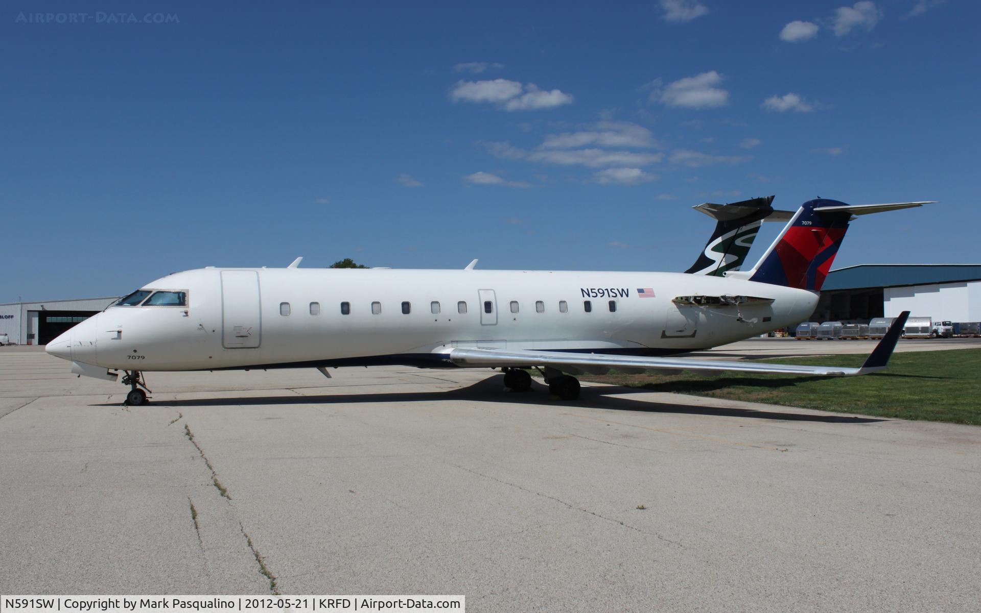 N591SW, 1995 Canadair CRJ-100ER (CL-600-2B19) C/N 7079, CL-600-2B19