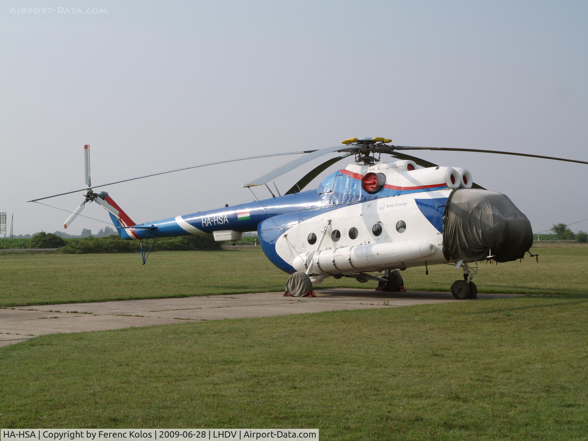 HA-HSA, 1980 Mil Mi-8T C/N 7970, Dunaújváros