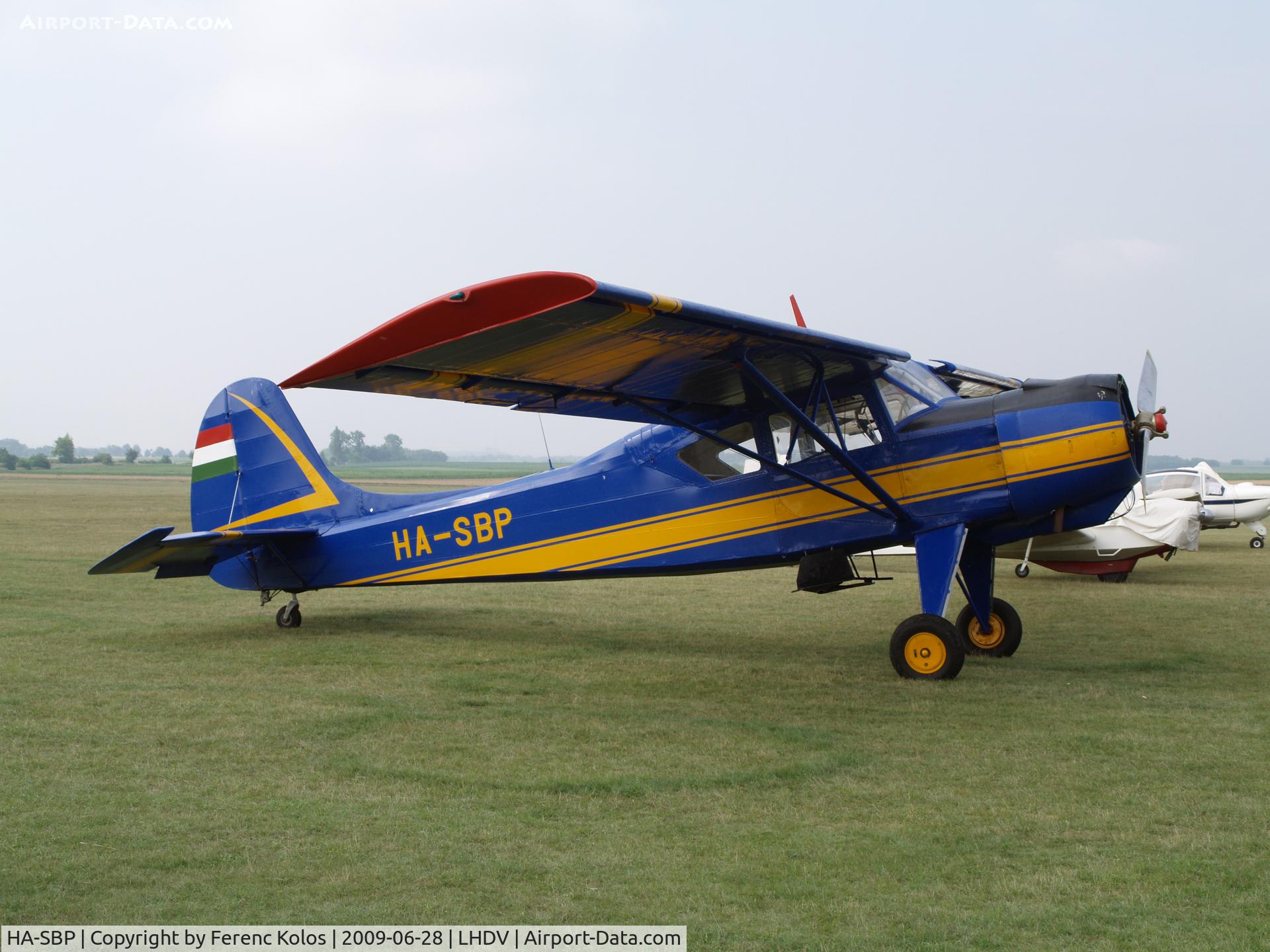 HA-SBP, 1967 PZL-Okecie PZL-101A Gawron C/N 107236, Dunaújváros