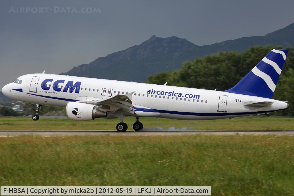 F-HBSA, 2009 Airbus A320-216 C/N 3882, Landing in 20