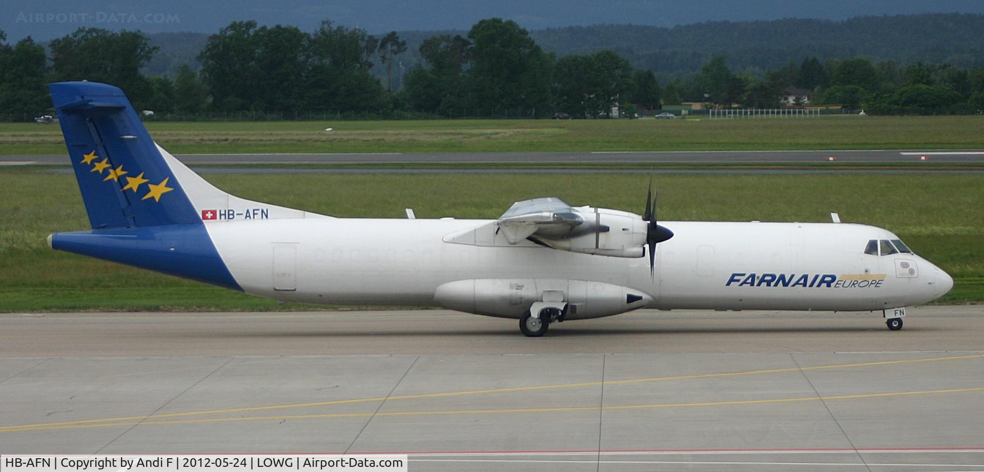 HB-AFN, 1994 ATR 72-201 C/N 389, Farnair Europe Aerospatiale ATR-72