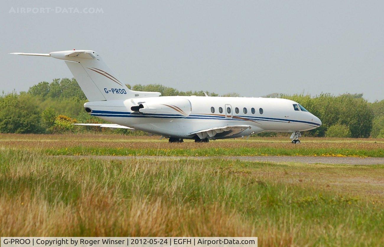 G-PROO, 2009 Hawker Beechcraft 4000 C/N RC-34, Visiting Hawker 4000 Horizon operated by Hangar 8 Management. Previously registered M-PAUL.