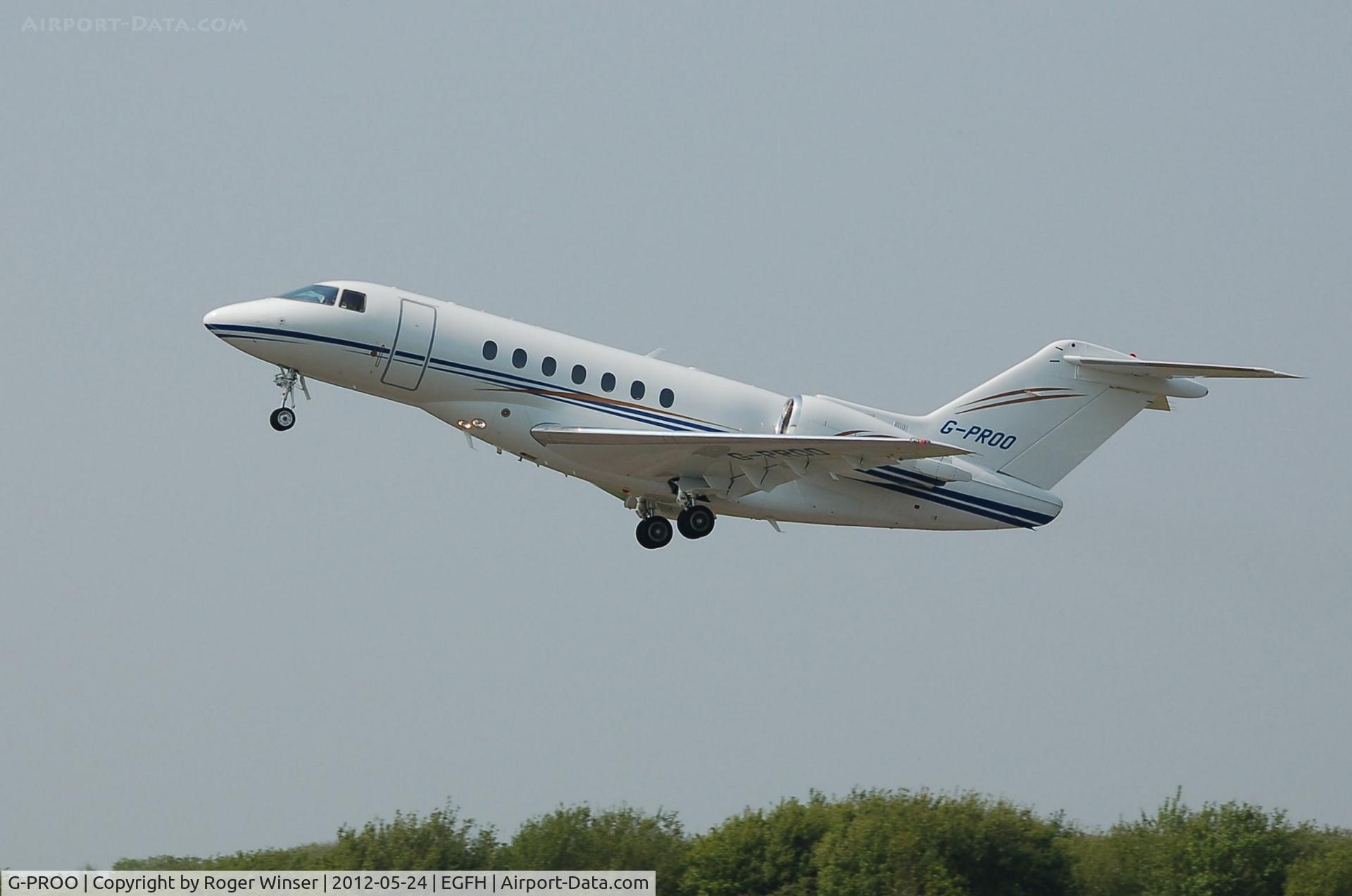 G-PROO, 2009 Hawker Beechcraft 4000 C/N RC-34, Sleek Hawker 4000 Horizon operated by Hangar 8 Management. Previously registered M-PAUL.