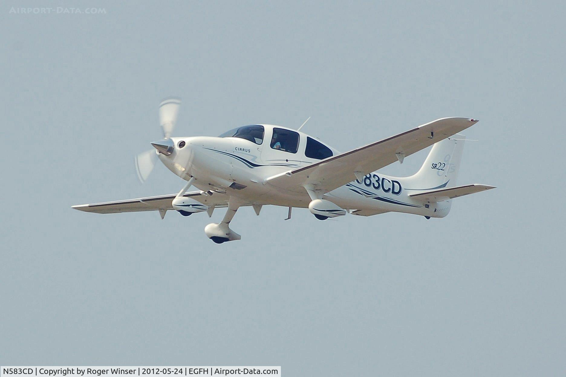 N583CD, 2006 Cirrus SR22 GTS C/N 1809, Visiting Cirrus SR22 GTS.