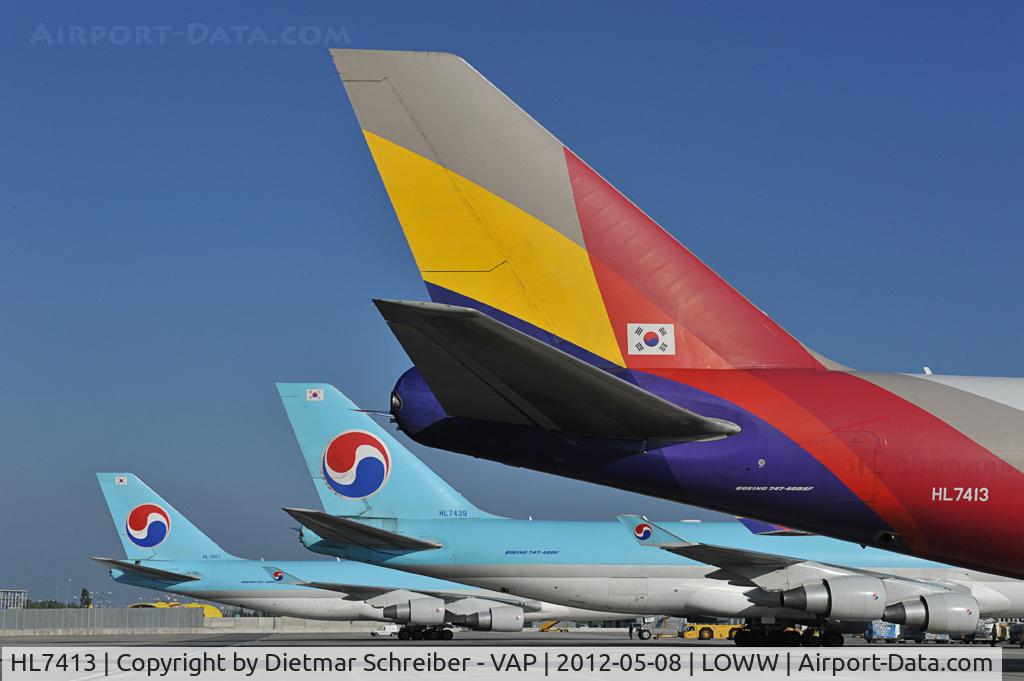 HL7413, 1991 Boeing 747-48ESF C/N 25405, Asiana Boeing 747-400