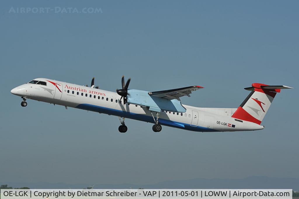OE-LGK, 2009 De Havilland Canada DHC-8-402Q Dash 8 C/N 4280, Austrian Arrows Dash 8-400